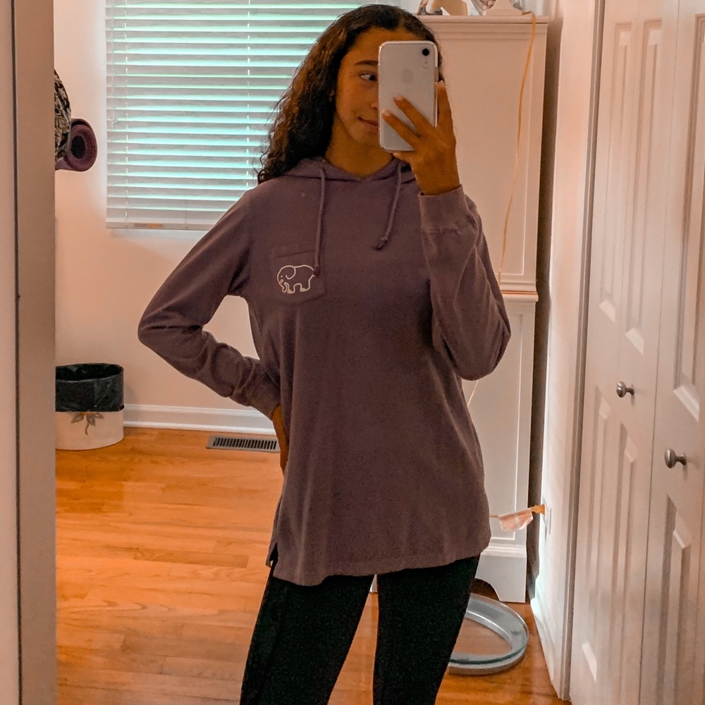 purple Ivory Ella t-shirt hoodie